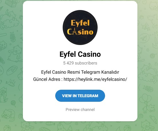 Eyfelcasino Telegram